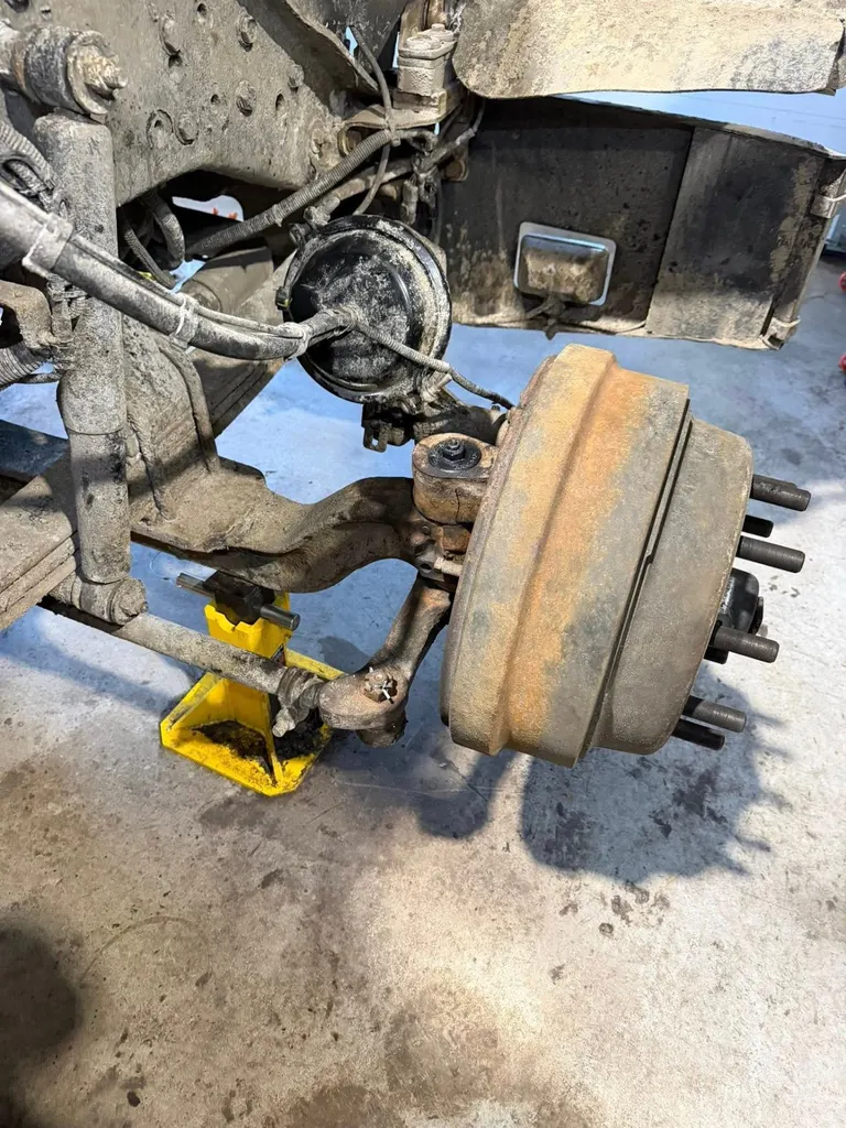 Heavy equipment brake and axle repair welding